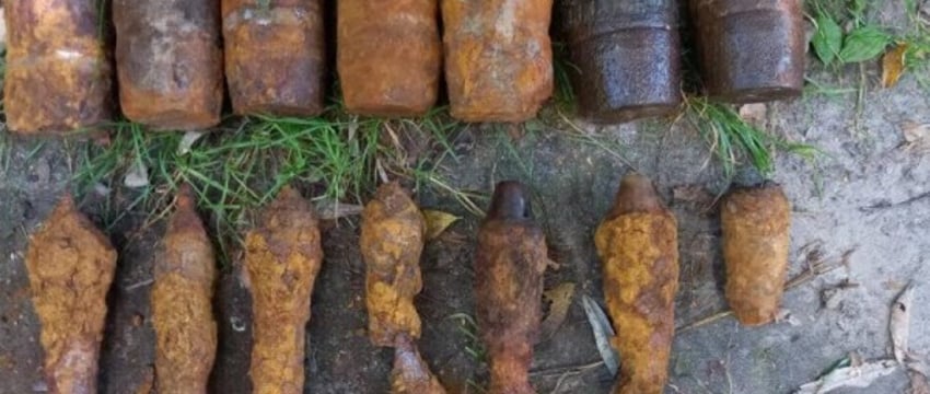 В Пружанском районе нашли снаряды времен ВОВ