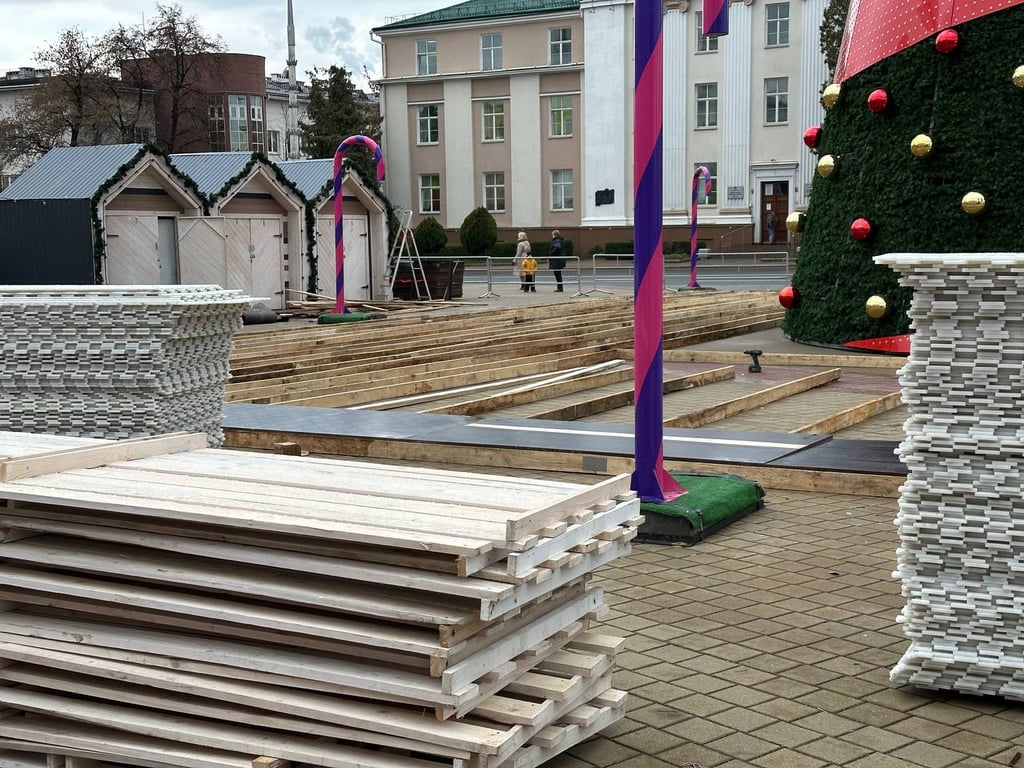 Катку на площади Ленина в Бресте быть