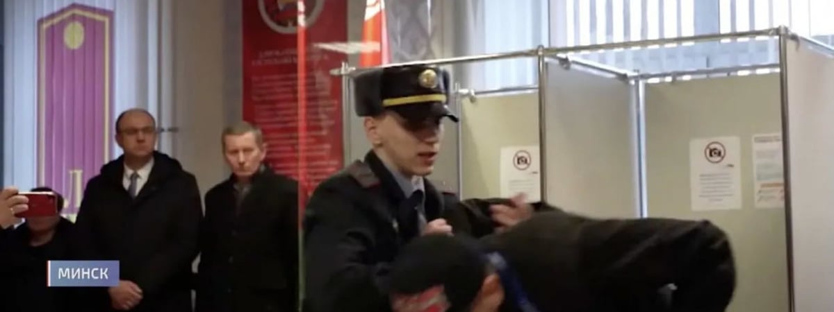 Белоруса оштрафовали за фотографию избирательного бюллетеня