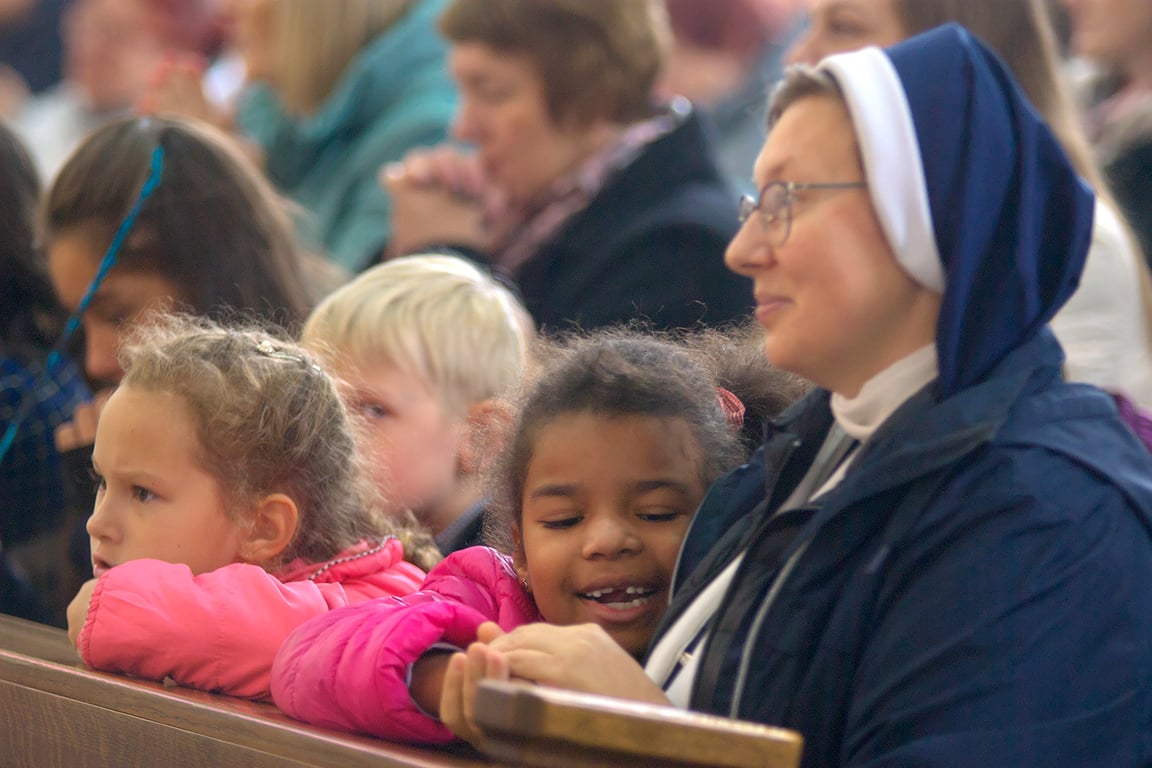 У Віцебску адсвяткавалі чвэрць стагоддзя існавання каталіцкай дыяцэзіі. Фота Сержука Серабро