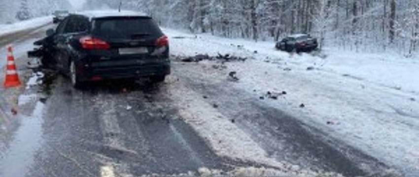 Выпадение снега спровоцировало ряд ДТП на территории Брестчины