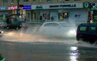 Декадная норма осадков выпала в Витебске всего за два дня