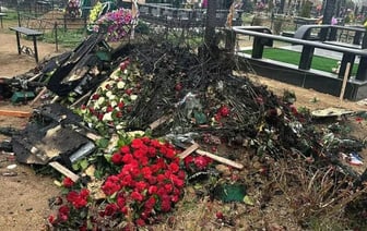 В Крыму сожгли могилу погибшего военкора «Известий»
