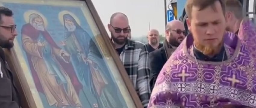 В Брест прибыли святыни из Грузии