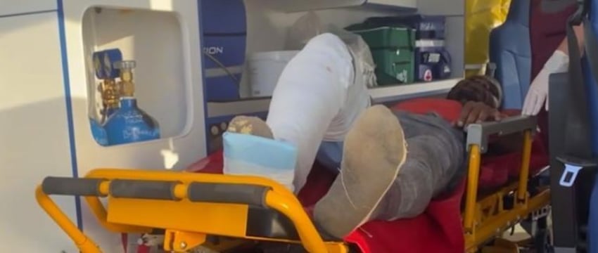 Полоцкие пограничники спасли избитого беженца на границе с Латвией