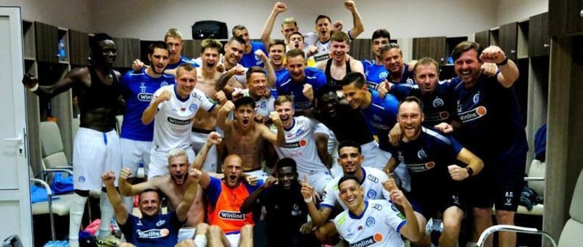 Минское «Динамо» вышло во второй раунд Лиги чемпионов, обыграв «Пюник»