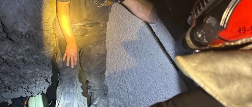 Спасение пострадавшего от обломка бетона в Солигорске