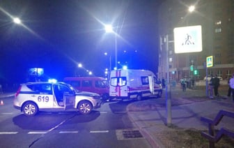 В Могилёве микроавтобус насмерть сбил мотоциклиста. Водитель сбежал с места ДТП — Фото