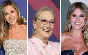 Вечно молодая Дженнифер Энистон, Мэрил Стрип в розовом и декольте Хайди Клум. В чем вышли звёзды на красную дорожку Эмми-2024? — Фото