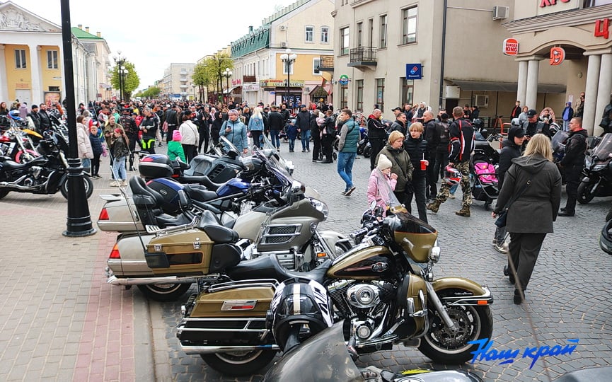 В Барановичах открыли мотосезон