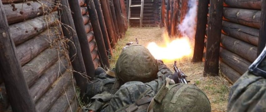 На Кобринском укрепрайоне проходят занятия по боевой подготовке