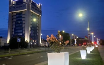 В Бресте проспект Машерова заиграл новыми красками