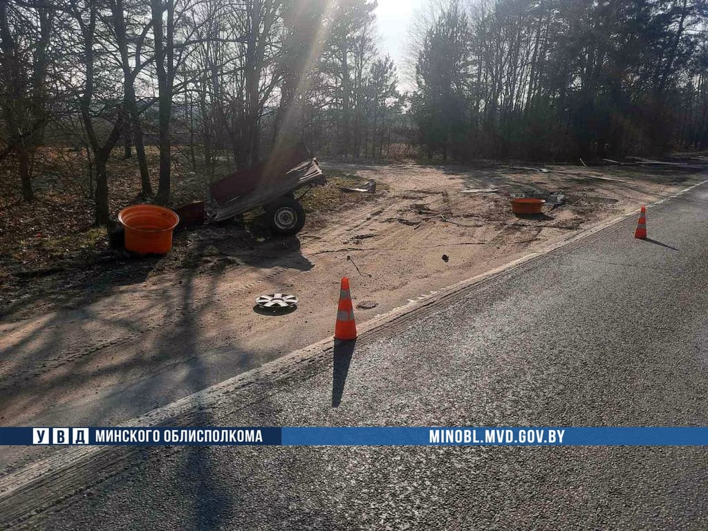 Отсоединившийся прицеп убил водителя встречного автомобиля