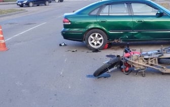 В Ивацевичах в ДТП попал несовершеннолетний мотоциклист