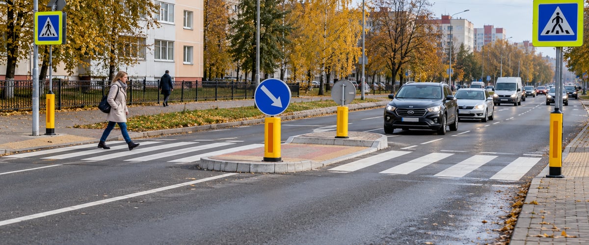 На улице Зенитчиков в Волковыске появится островок безопасности