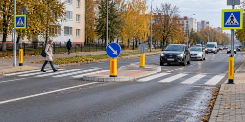 На улице Зенитчиков в Волковыске появится островок безопасности