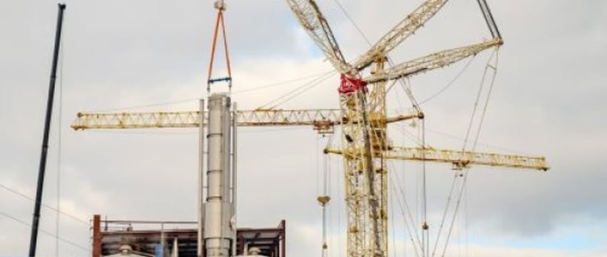 Единственный в Беларуси кран прибыл в Березу