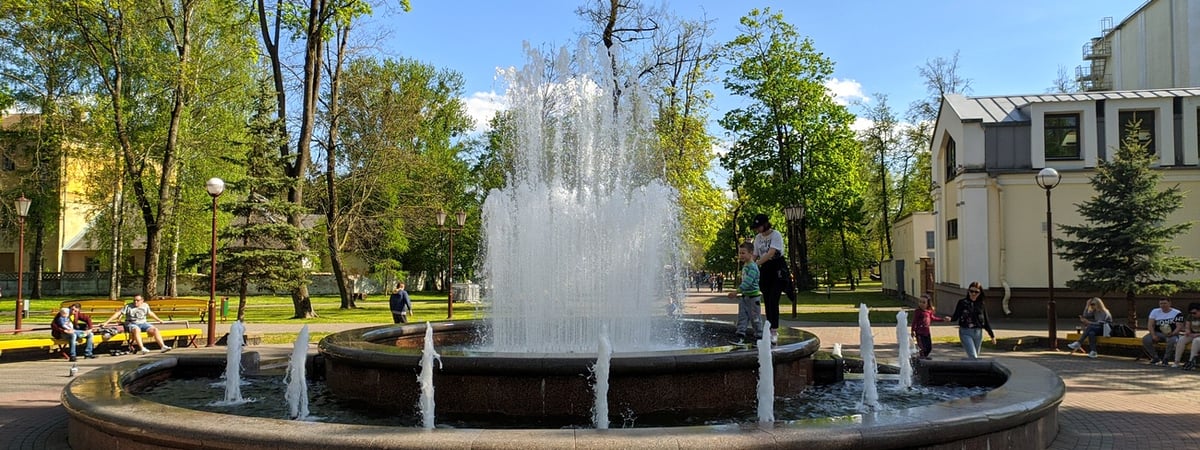Открытие сезона фонтанов в Гродно