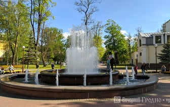 Открытие сезона фонтанов в Гродно