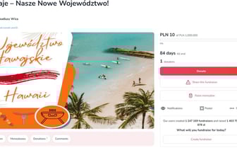 На польском сайте нашли краудфандинг на «покупку Гавайских островов». Сколько собрали?