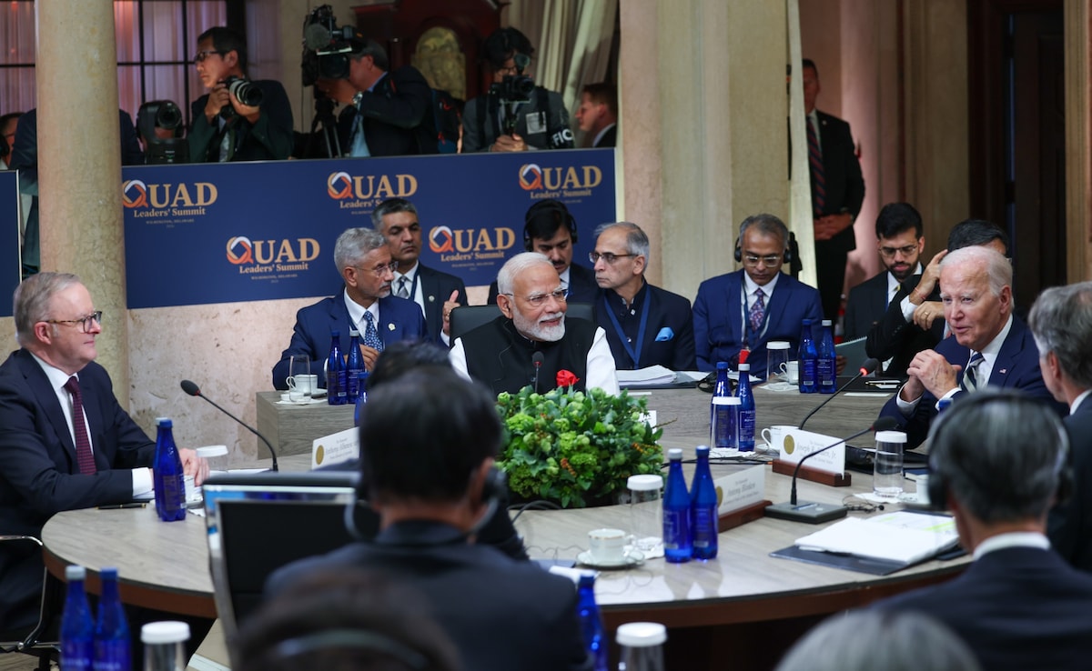 Prime Minister Narendra Modi, US President Joe Biden, Australias Prime Minister Anthony Albanese and Japans Prime Minister Fumio Kishida during the Quad leaders summit