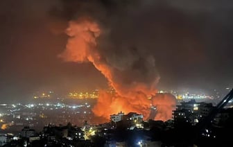 Израиль нанёс массированный удар по столице Ливана Бейруту. Кто цель? — Видео