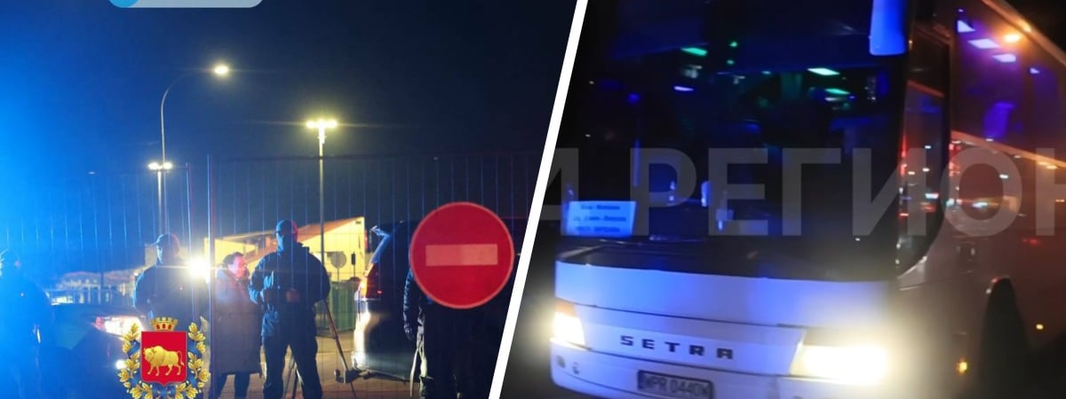 Автобус попытался проехать из Беларуси в Литву через закрытый КПП. Чем закончилось? — Видео