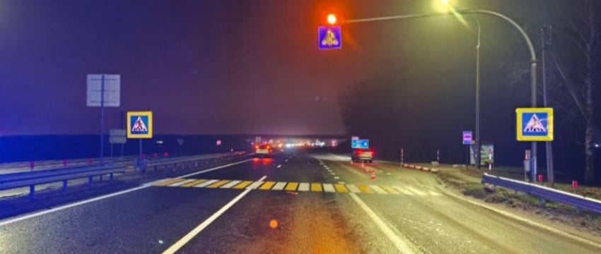 Пешеход попал в больницу после наезда на переходе возле Бреста