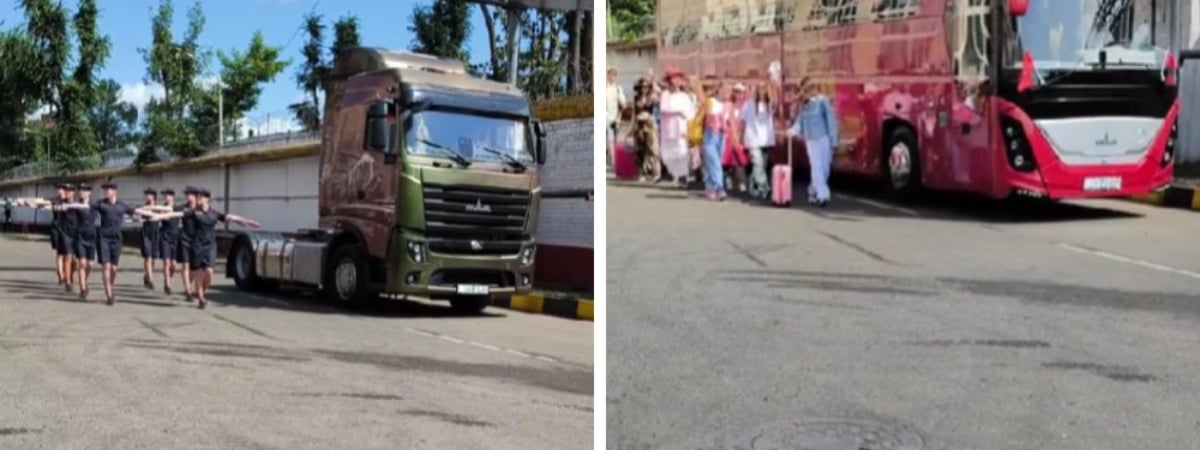 «Пояснительную бригаду можно?» — В TikTok заметили странные видео с МАЗами. Мнения зрителей разделились — Видео