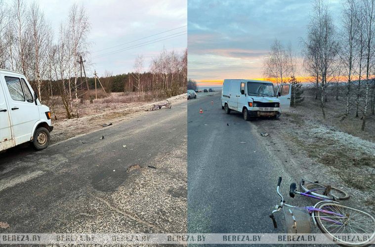 Водитель микроавтобуса сбил велосипедистку в Березовском районе