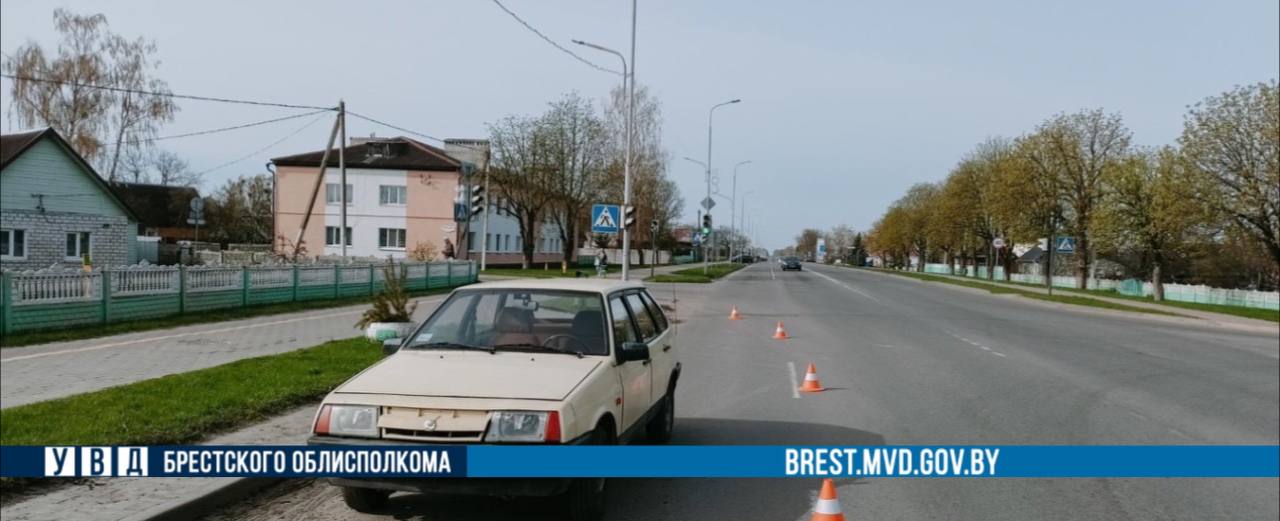 В Ивацевичах 73-летний водитель ВАЗ сбил женщину на переходе