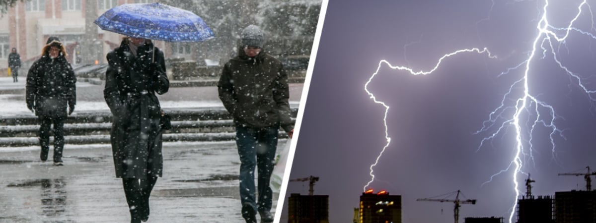 Синоптики объявили «оранжевые» выходные в Беларуси из-за резкого изменения погоды. Где интенсивный снег, а где – грозы? — Фото