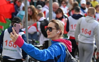 Забеги патриотов в Гомеле и райцентрах