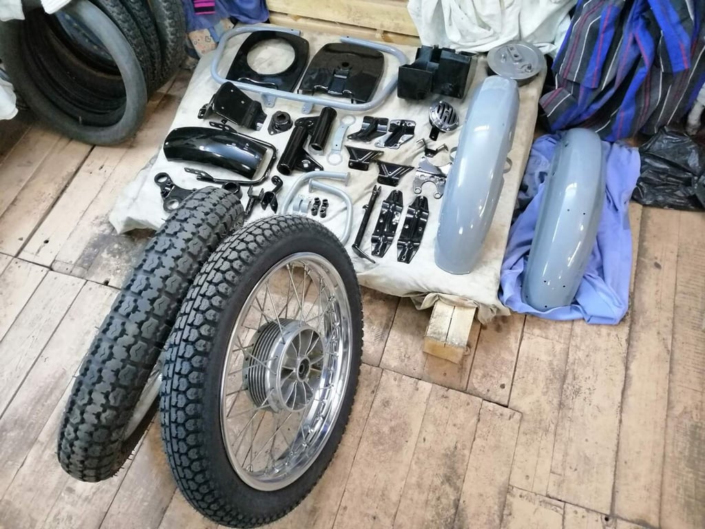 Житель Брестской области несколько лет восстанавливал чехословацкую Jawa 634. Посмотрите, что у него получилось