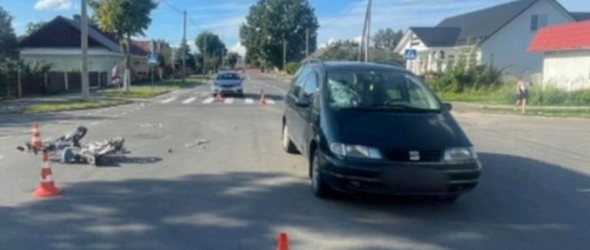 В Иваново автомобиль сбил пенсионера на электровелосипеде