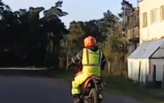 Мотоциклист-бесправник в Кобринском районе уходил от погони и устроил ДТП