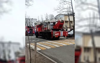 В Минске загорелся вуз — эвакуировали 390 человек — Видео
