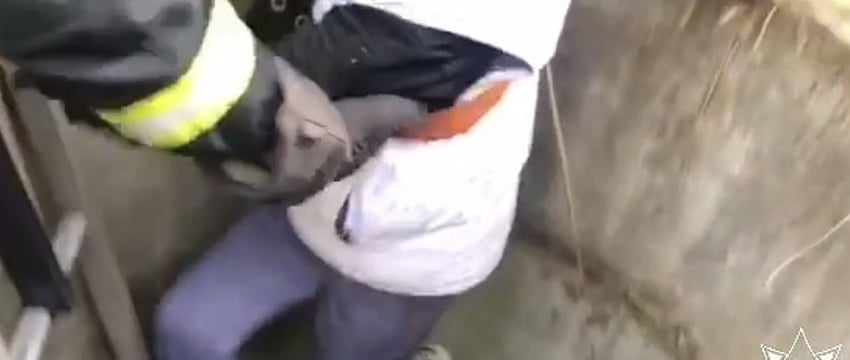 Спасатели достали ребенка из 3-метрового колодца – видео