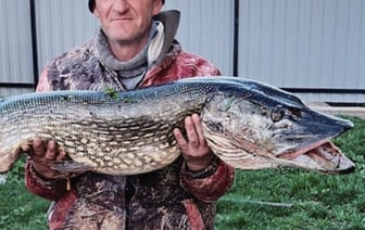 В Беларуси рыбак поймал большущую щуку. Узнали, тянет ли улов на рекорд