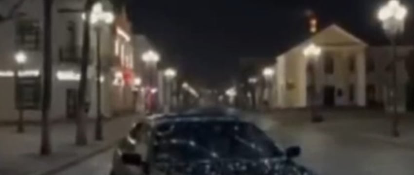 В Барановичах водитель автомобиля BMW припарковался на пешеходной улице. К чему это привело?