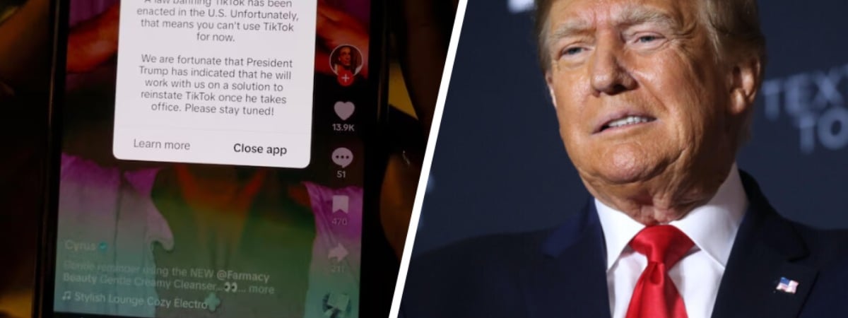 В США перестал работать TikTok из-за запрета властей. Что пообещал Трамп?