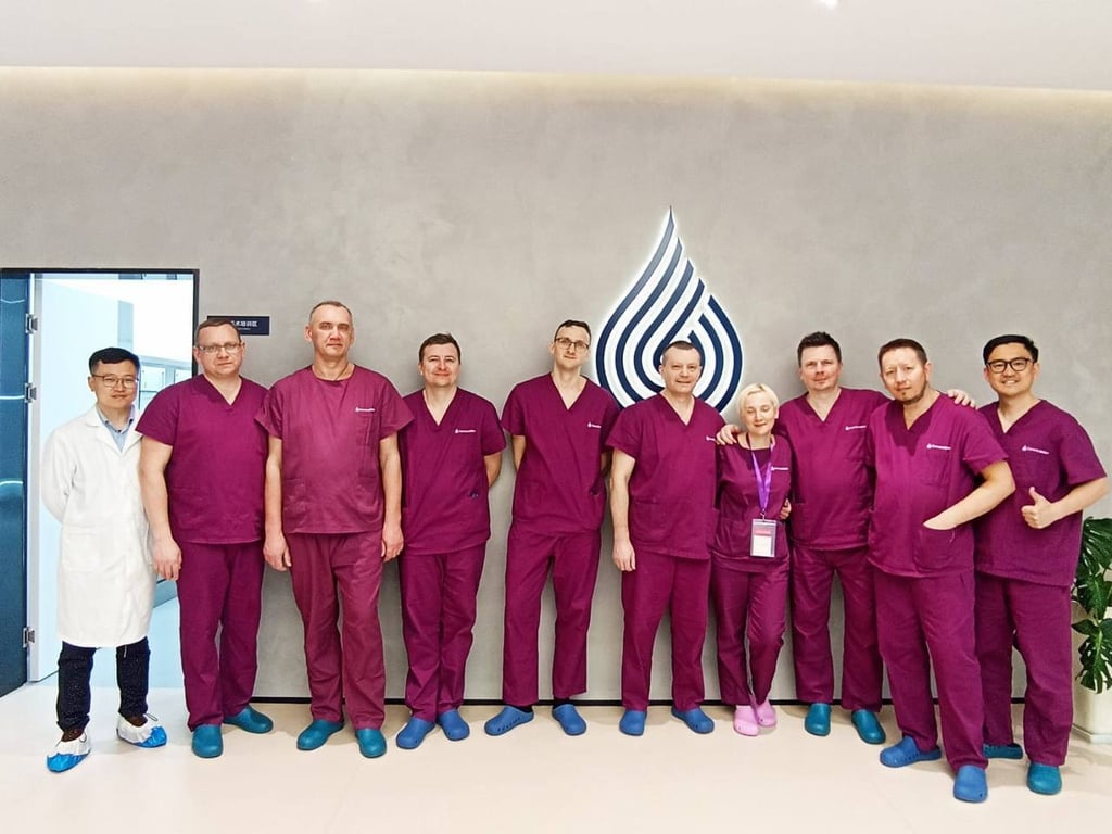 Брестские врачи отработали практические навыки эндоскопической хирургии в Китае