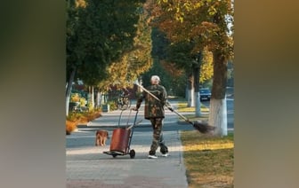 Дворник и его четвероногий помощник из Гомеля растопили сердца TikTok