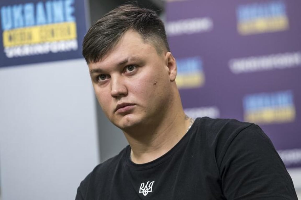 Максим Кузьминов на пресс-конференции в Киеве 5 сентября 2023 года. Фото: Reuters