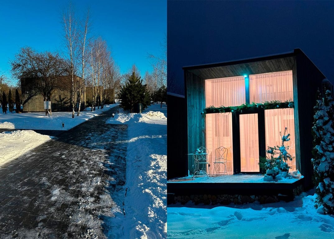 Купил под Брестом сельскую школу и сделал из нее современный глэмпинг. Оцените результат