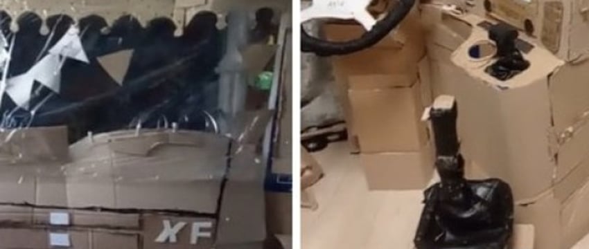 Школьник из Лунинца собирает из картона точные копии кабин грузовиков. От них в восторге даже взрослые