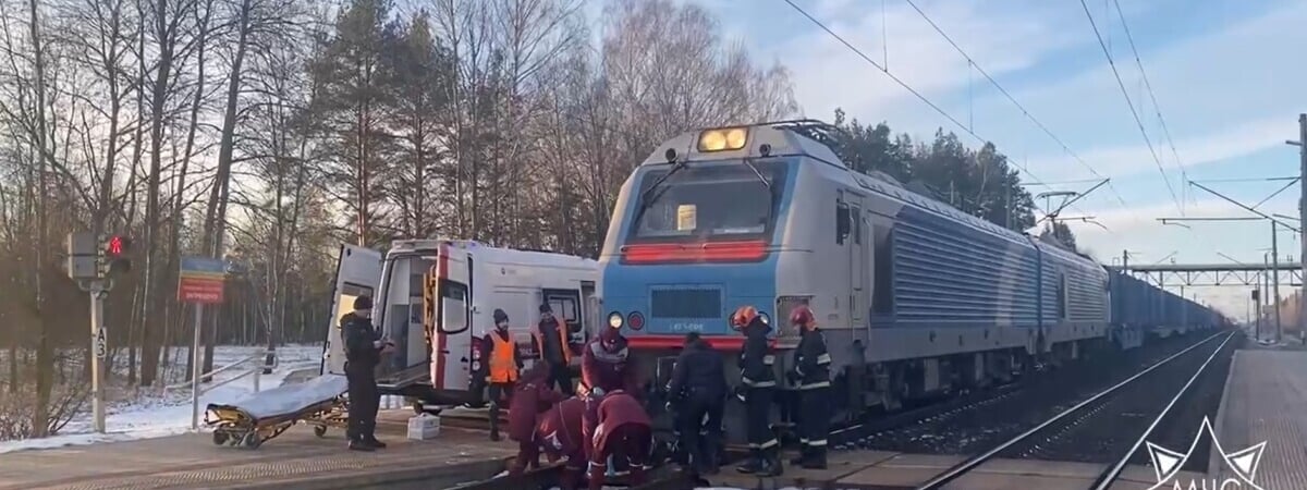 В Жодино женщина попала под поезд — Видео