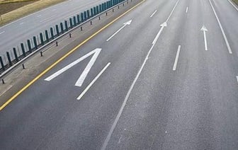 На Минской кольцевой появилась экспериментальная разметка