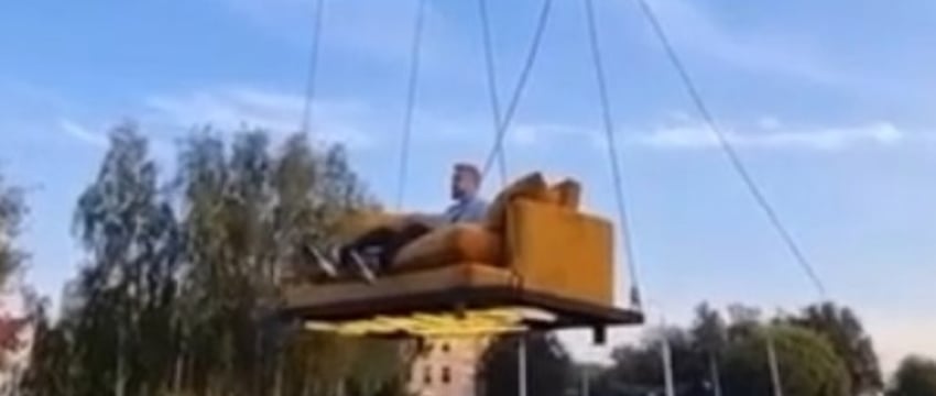 Рассказываем, чем закончилась история с полетом на диване