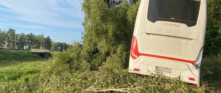 СК назвал причину жесткой аварии с рейсовым автобусом «Москва-Брест» на М-1, где было 48 пассажиров
